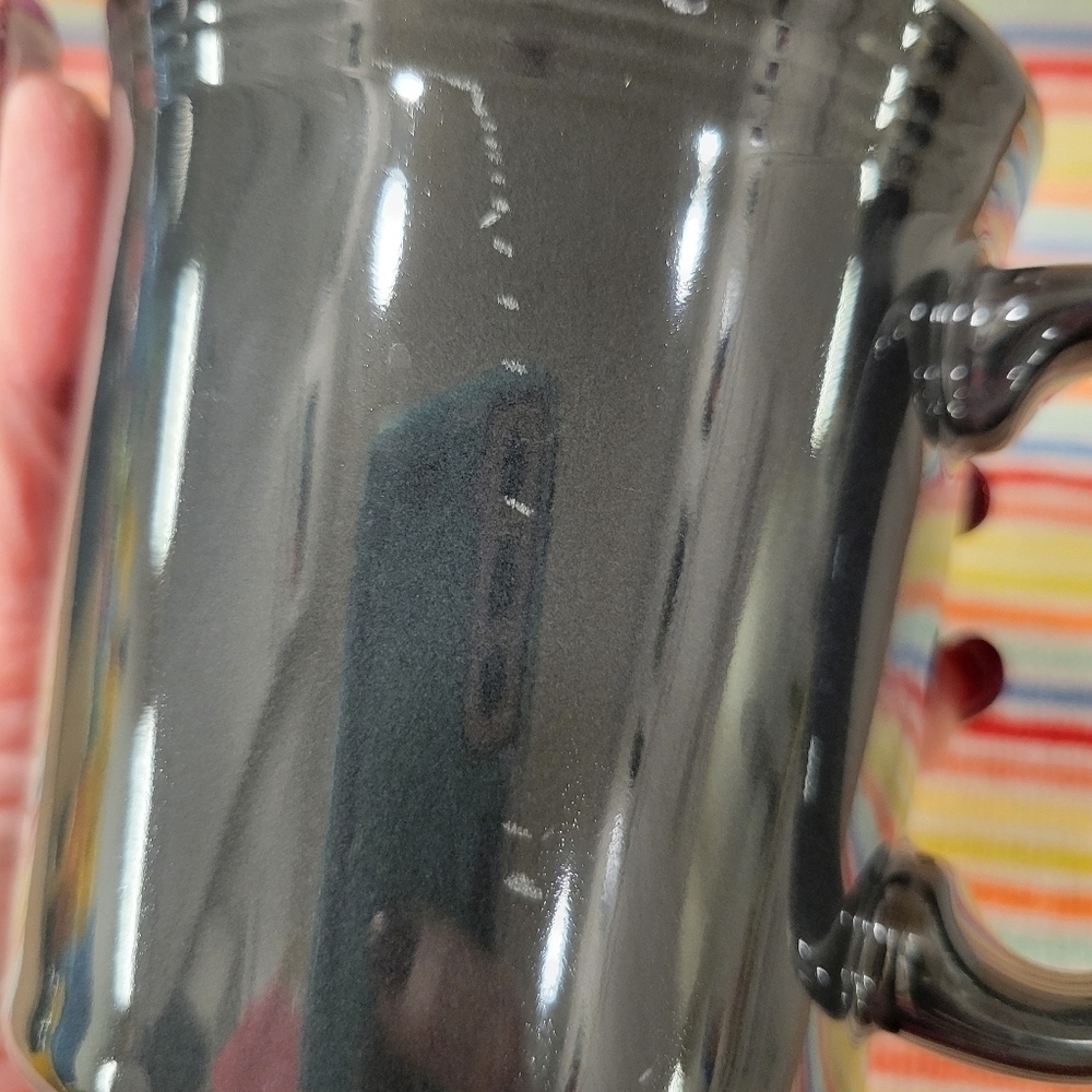 Fiesta 12 OZ Java Coffee Mug Slate FLAWED - Picture 5 of 5